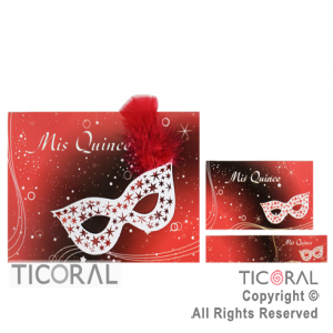 INV 15 A�OS 7193-3 ANTIFAZ PLUMA ROJO/NEGRO x 10